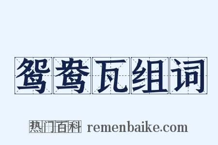 鸳鸯瓦组词是什么意思的图片